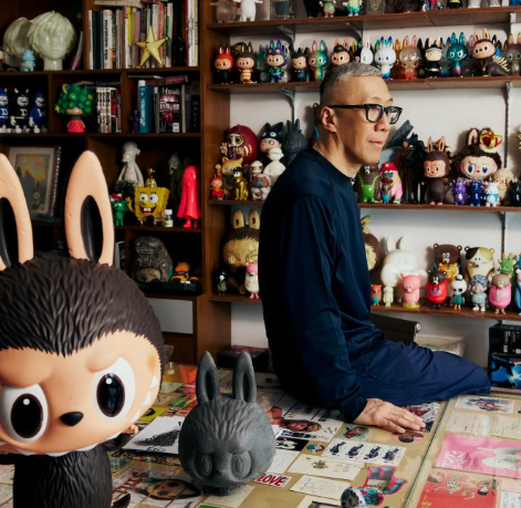 Kasing Lung with Labubu character designs